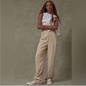 Anthropologie Closed Pleated Trouser paperbag chino parachute Pant unisex